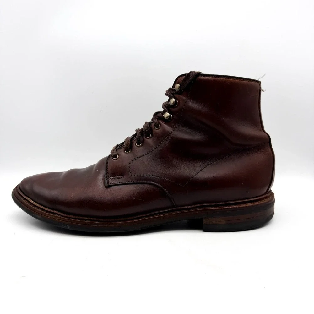 ALLEN EDMONDS Made In USA HIGGINS MILL Lace Derby Boot Chromexcel 11 D 7562